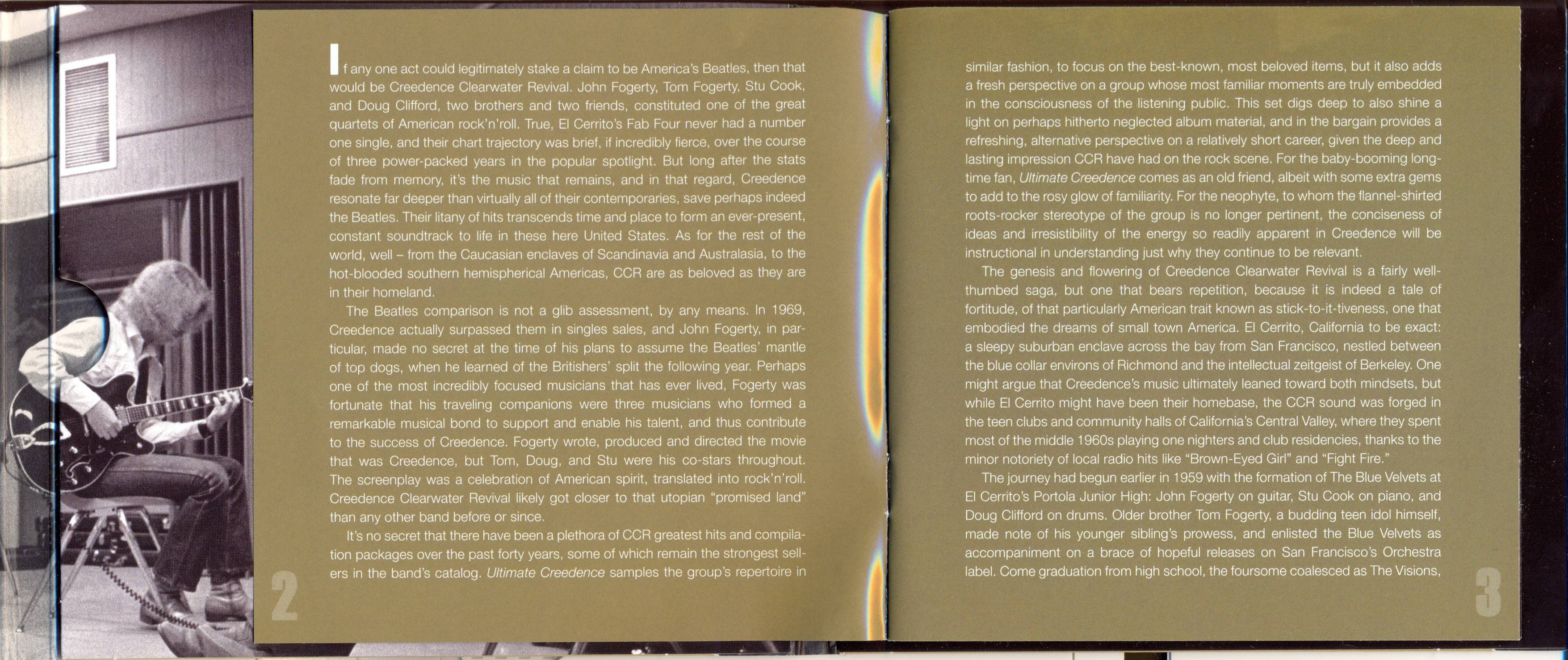 Creedence Clearwater Revival Ultimate CCR : Booklet 2